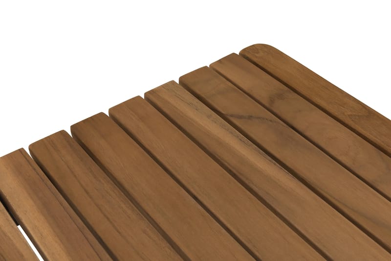 Bahamas Bord 110x60 cm - Svart/Teak - Hagemøbler - Hagebord - Spisebord ute