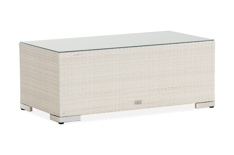 Bahamas Bord 113x58 cm - Hvit - Hagemøbler - Hagebord - Spisebord ute