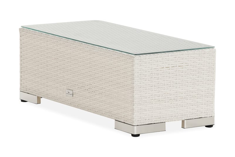 Bahamas Bord 113x58 cm - Hvit - Hagemøbler - Hagebord - Spisebord ute