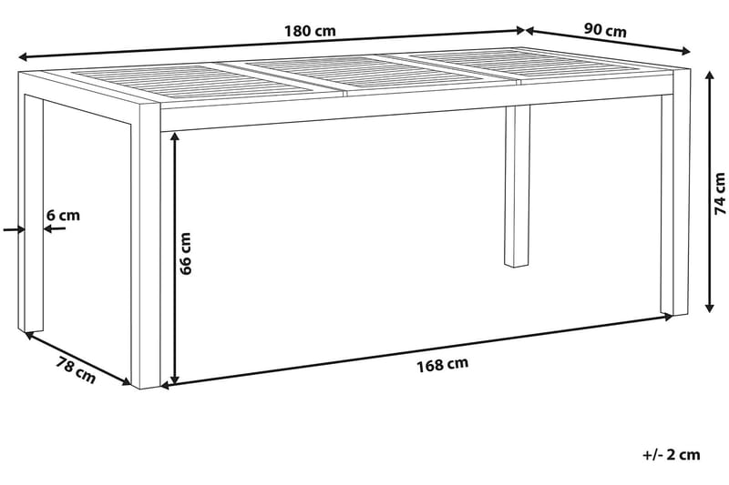 Balenya Hagebord - Brun - Hagemøbler - Hagebord - Spisebord ute