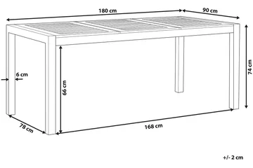 Balenya Hagebord - Brun - Hagemøbler - Hagebord - Spisebord ute