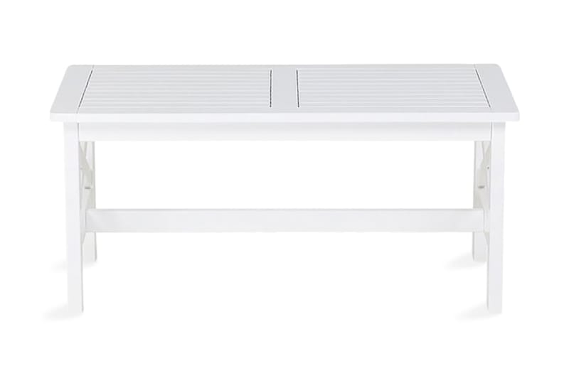 Baltic Hagebord 100 cm - Hvit - Hagemøbler - Hagebord - Spisebord ute