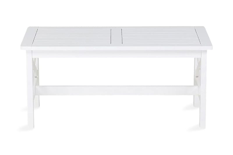 Baltic Hagebord 100 cm - Hvit - Hagemøbler - Hagebord - Spisebord ute