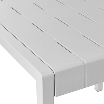 Spisebord utendørs Bartica 81x84 cm - Grå - Hagemøbler - Hagebord - Spisebord ute
