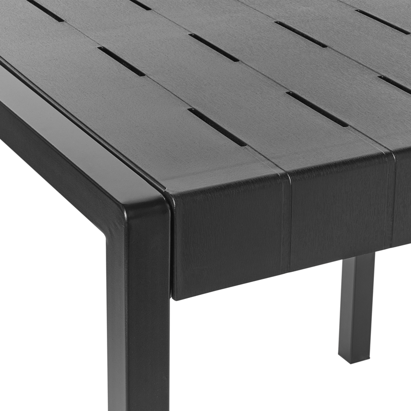 Spisebord utendørs Bartica 81x84 cm - Svart - Hagemøbler - Hagebord - Spisebord ute