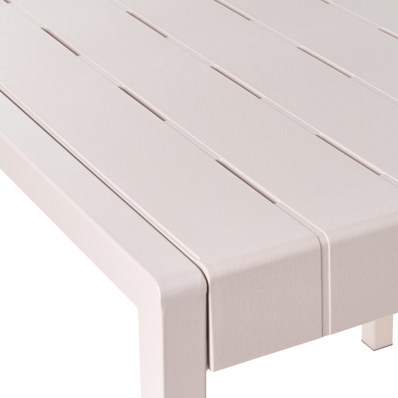 Spisebord utendørs Bartica 84x154 cm - Beige - Hagemøbler - Hagebord - Spisebord ute