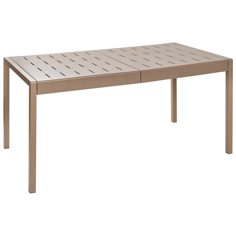 Spisebord utendørs Bartica 84x154 cm, Brun