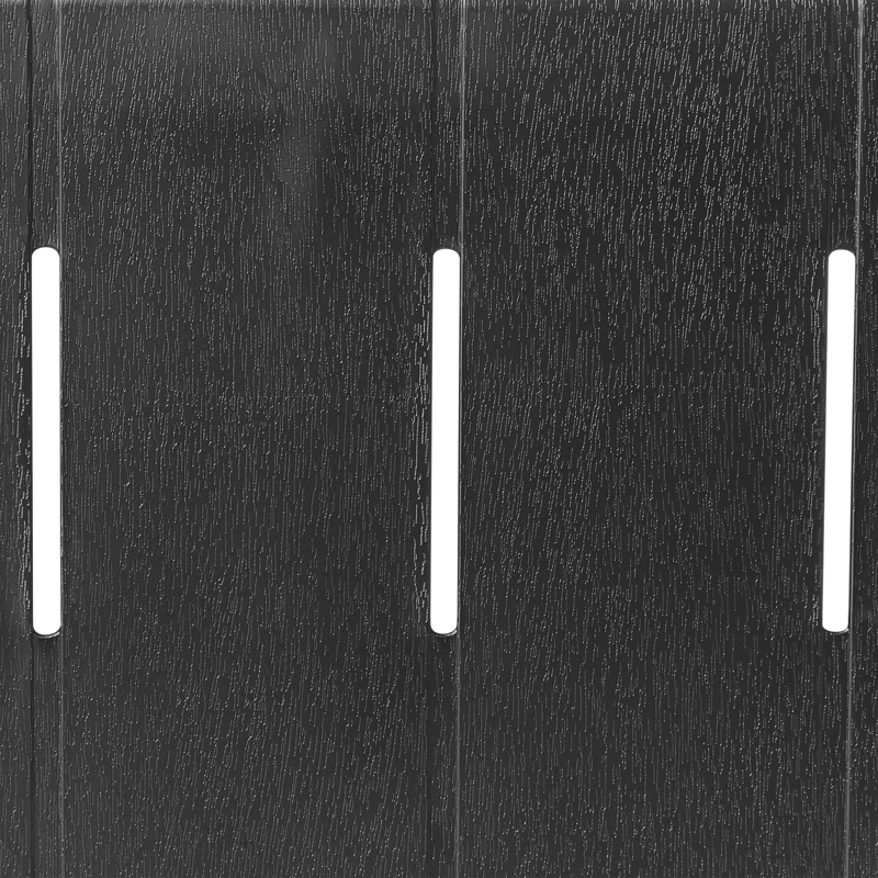 Spisebord utendørs Bartica 84x154 cm - Svart - Hagemøbler - Hagebord - Spisebord ute