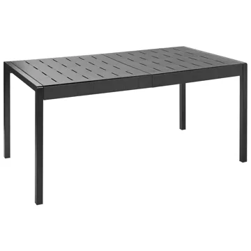 Spisebord utendørs Bartica 84x154 cm - Svart - Hagemøbler - Hagebord - Spisebord ute