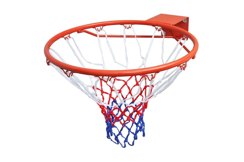 Basketballkurvsett med netting oransje 45 cm - Hagemøbler - Hagebord - Spisebord ute