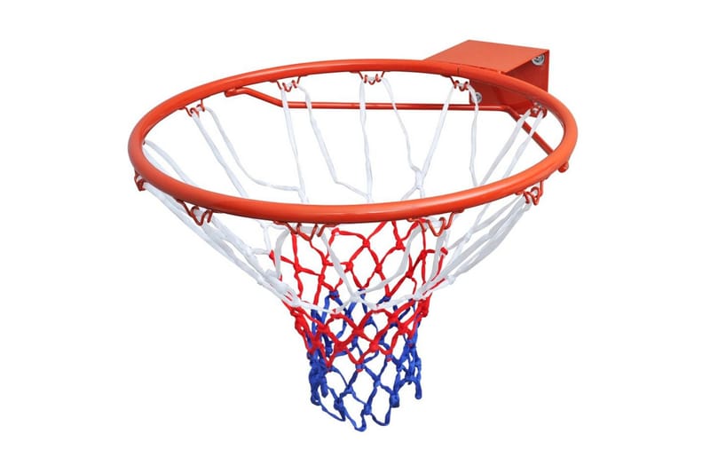 Basketballkurvsett med netting oransje 45 cm - Spisebord ute