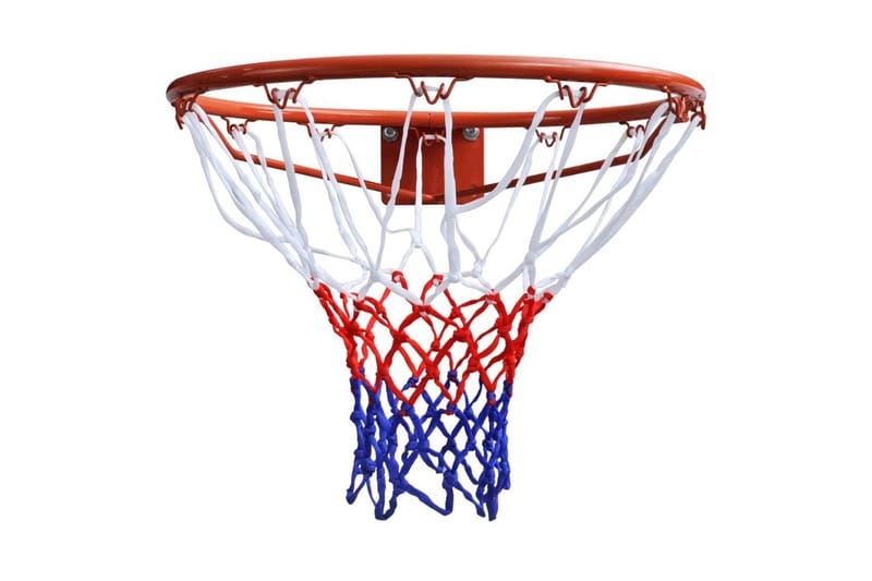 Basketballkurvsett med netting oransje 45 cm - Hagemøbler - Hagebord - Spisebord ute
