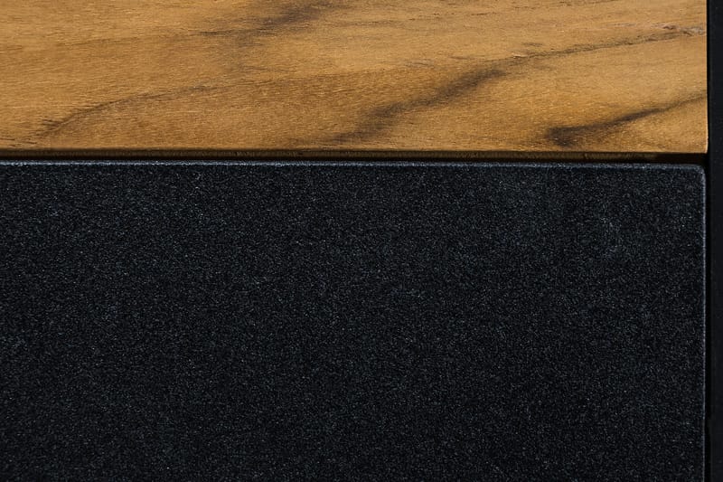 Bastian Spisebord 200x100 cm - Svart/Teak - Hagemøbler - Hagebord - Spisebord ute