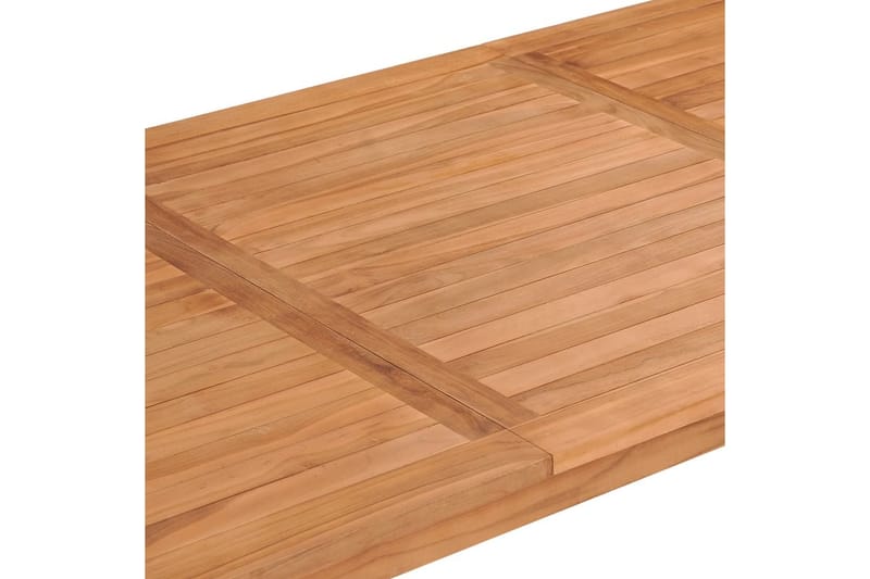 Bataviabord 200x100x75 cm heltre teak - Brun - Hagemøbler - Hagebord - Spisebord ute