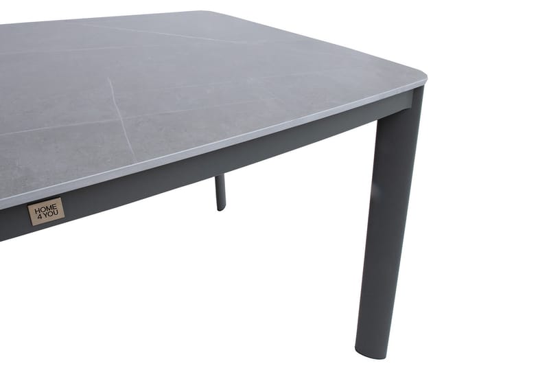 Beida Bord 180x90xH75 cm Grå - Hagemøbler - Hagebord - Spisebord ute