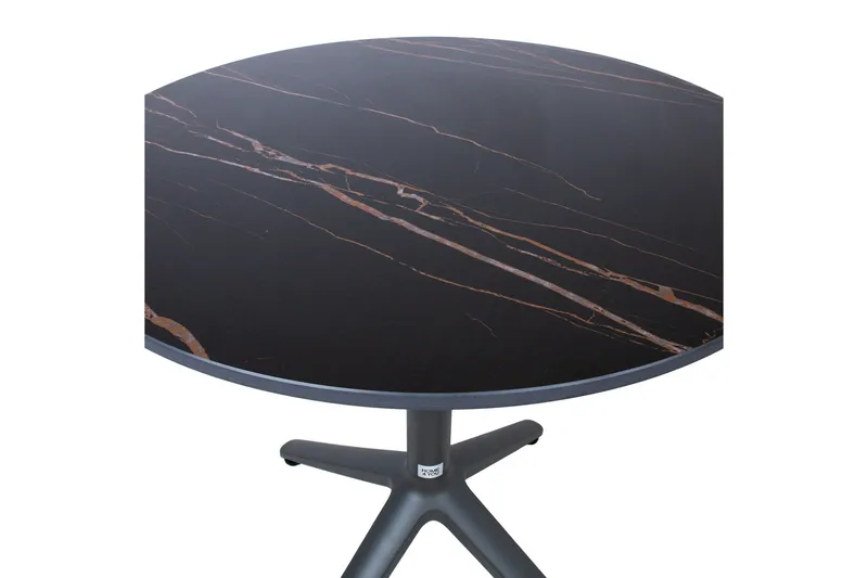 Beida Bord D70xH72 cm Grå - Hagemøbler - Hagebord - Spisebord ute