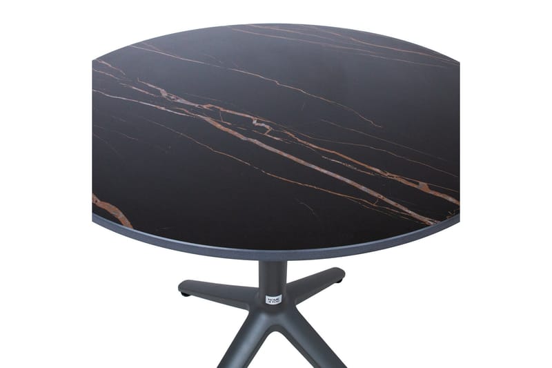 Beida Bord D70xH72 cm Grå - Hagemøbler - Hagebord - Spisebord ute