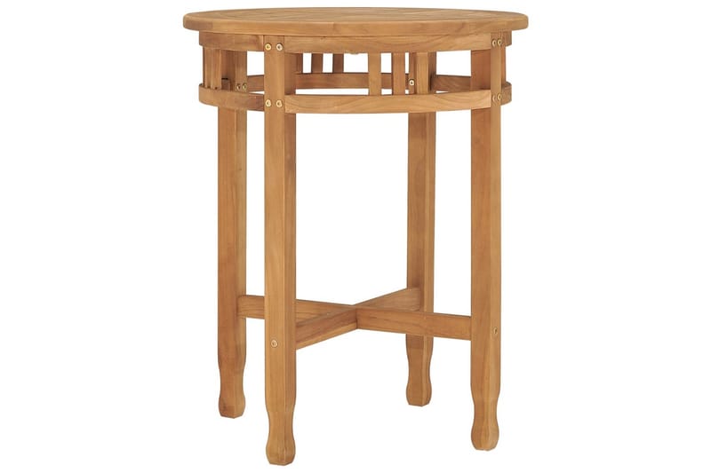 Bistrobord Ø60x60 cm heltre teak - Brun - Hagemøbler - Hagebord - Spisebord ute