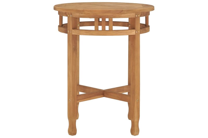 Bistrobord Ø60x60 cm heltre teak - Brun - Hagemøbler - Hagebord - Spisebord ute