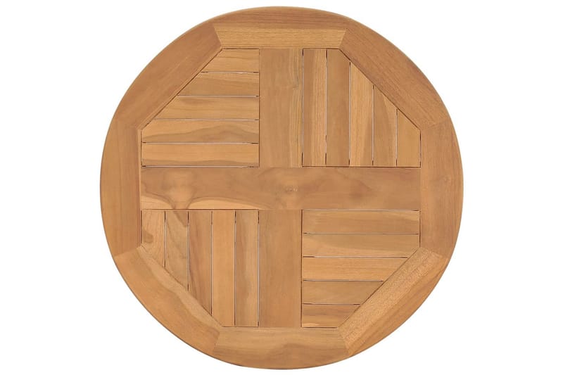 Bistrobord Ø60x60 cm heltre teak - Brun - Hagemøbler - Hagebord - Spisebord ute