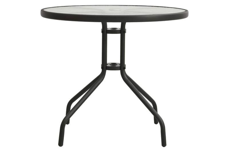 Bistrobord antrasitt Ø80x71 cm stål - Antrasittgrå - Hagemøbler - Hagebord - Spisebord ute