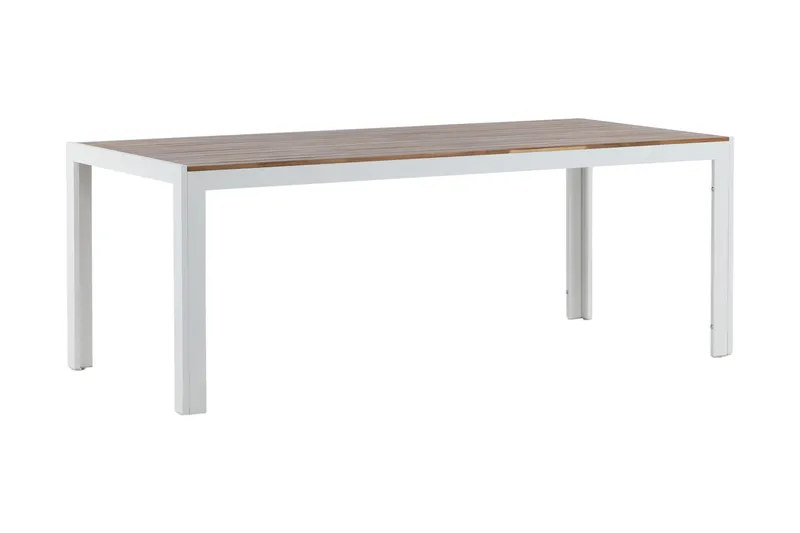 Bois Spisebord 200 cm - Brun/Hvit - Hagemøbler - Hagebord - Spisebord ute