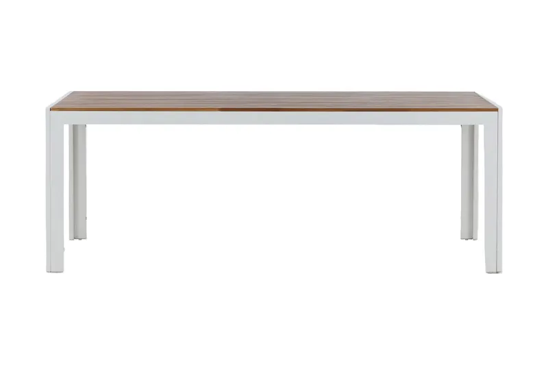 Bois Spisebord 200 cm - Brun/Hvit - Hagemøbler - Hagebord - Spisebord ute