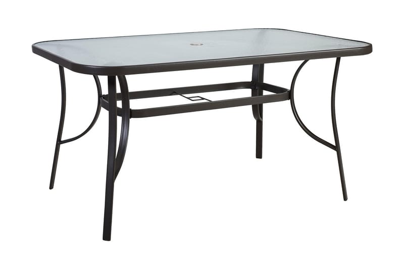 Bord DUBLIN 150x90xH70 Glass/brun - Hagemøbler - Hagebord - Spisebord ute