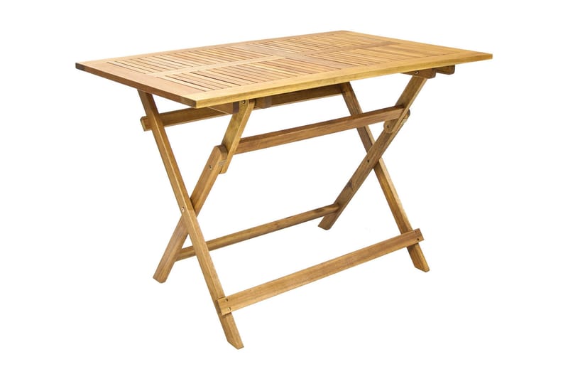 Bord FINLAY 110x75xH72cm sammenleggbart Akasie - Hagemøbler - Hagebord - Spisebord ute