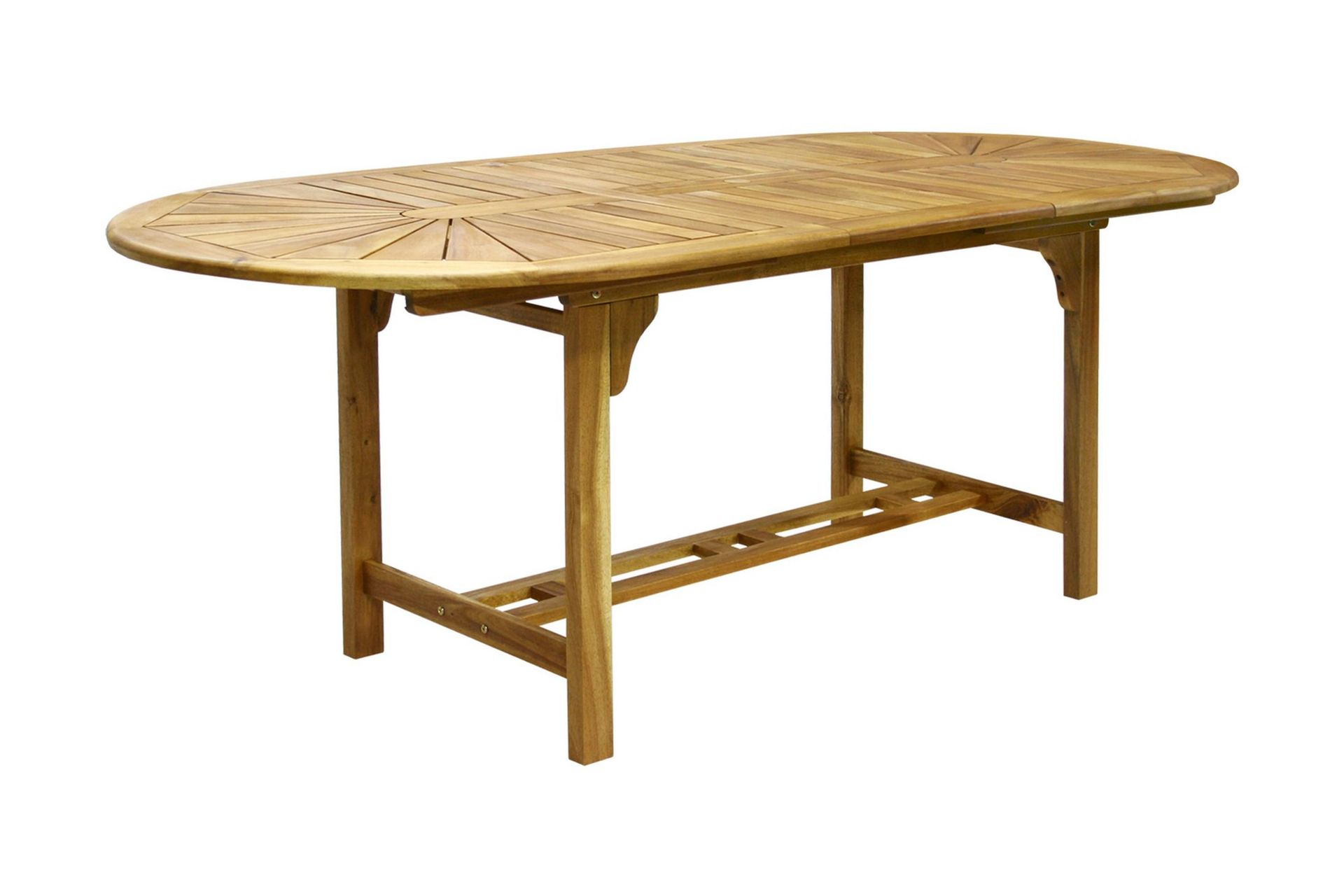 Bord FINLAY 153 / 195x90xH72cm Forlengningsbar Akasie -