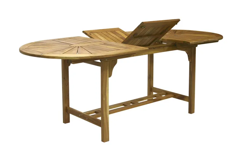 Bord FINLAY 153 / 195x90xH72cm Forlengningsbar Akasie - Hagemøbler - Hagebord - Spisebord ute