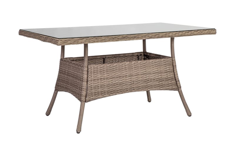 Bord TOSCANA 140x80xH73cm gråbeige - Hagemøbler - Hagebord - Spisebord ute