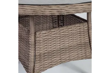 Bord TOSCANA D110xH73cm gråbeige - Hagemøbler - Hagebord - Spisebord ute