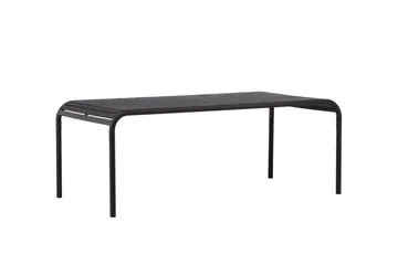Borneo Spisebord 200 cm - Svart - Hagemøbler - Hagebord - Spisebord ute
