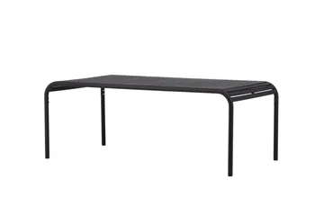 Borneo Spisebord 200 cm - Svart - Hagemøbler - Hagebord - Spisebord ute