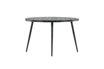 Break Spisebord 120 cm Rundt - Beige - Hagemøbler - Hagebord - Spisebord ute