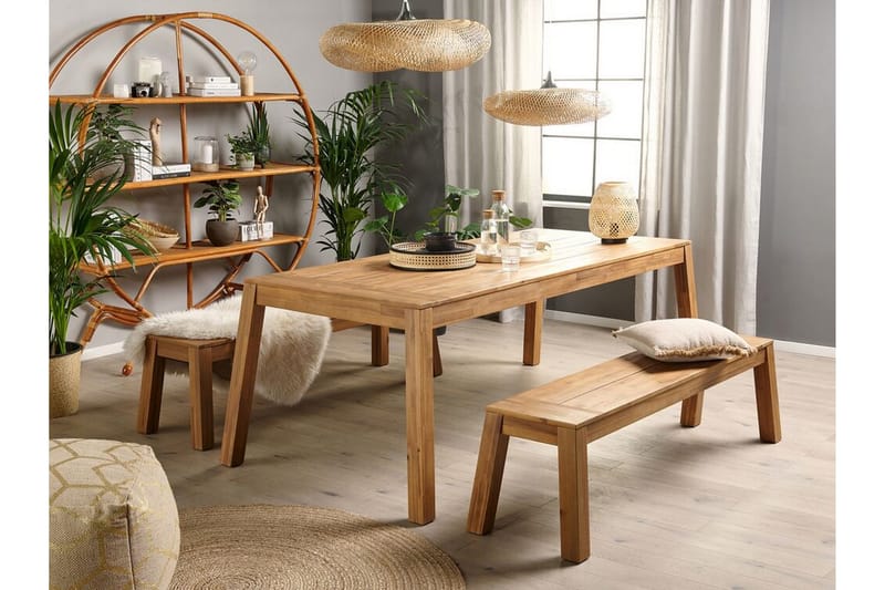 Coteto Spisebord 210 cm - Akasie - Hagemøbler - Hagebord - Spisebord ute