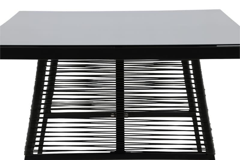 Dallas Spisebord 193 cm - Svart - Hagemøbler - Hagebord - Spisebord ute