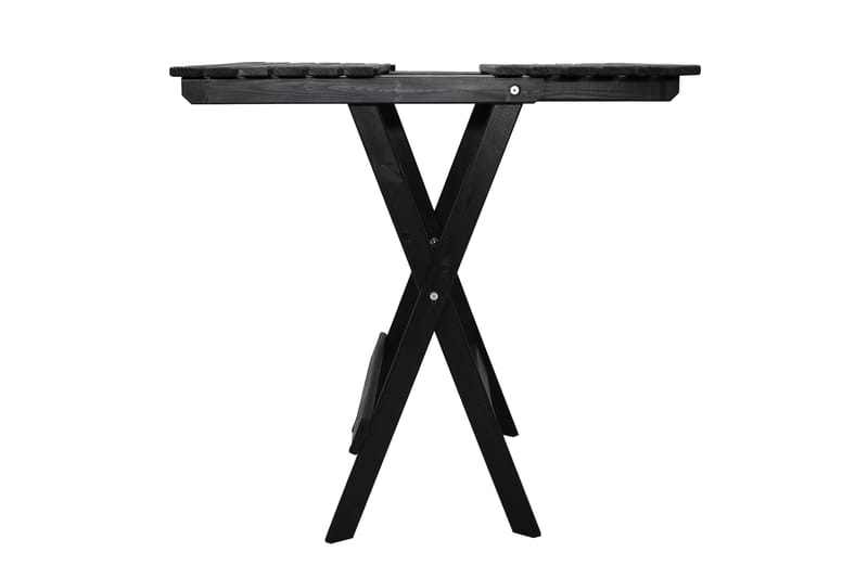 Edilma Klaffebord 65 cm - Kaffesvart - Hagemøbler - Hagebord - Spisebord ute