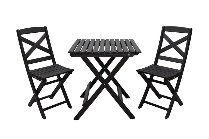 Edilma Klaffebord 65 cm - Kaffesvart - Hagemøbler - Hagebord - Spisebord ute