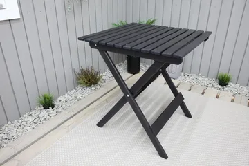 Edilma Klaffebord 65 cm - Kaffesvart - Hagemøbler - Hagebord - Spisebord ute