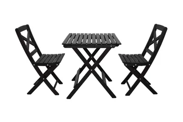 Edilma Klaffebord 65 cm - Kaffesvart - Hagemøbler - Hagebord - Spisebord ute