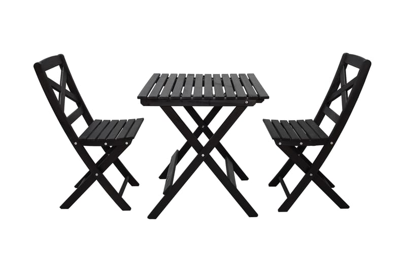 Edilma Klaffebord 65 cm - Kaffesvart - Hagemøbler - Hagebord - Spisebord ute