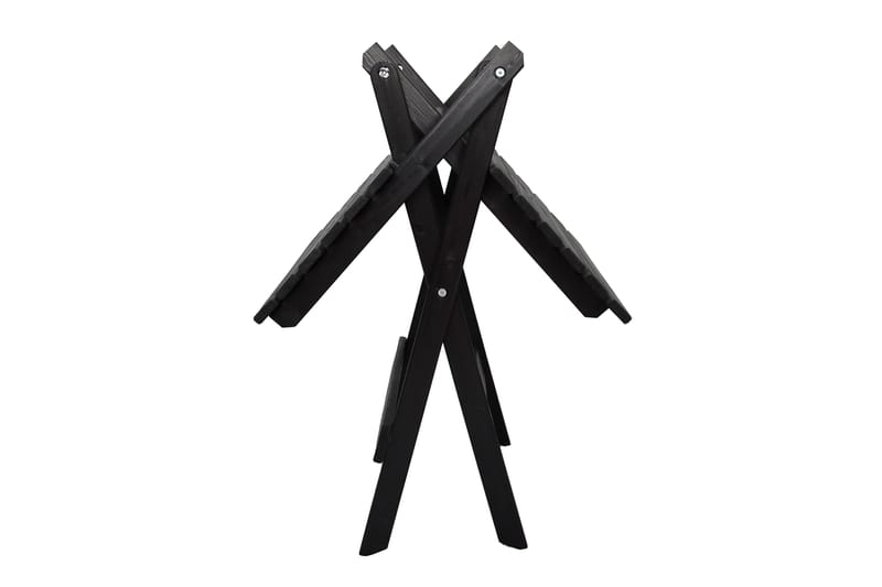 Edilma Klaffebord 65 cm - Kaffesvart - Hagemøbler - Hagebord - Spisebord ute