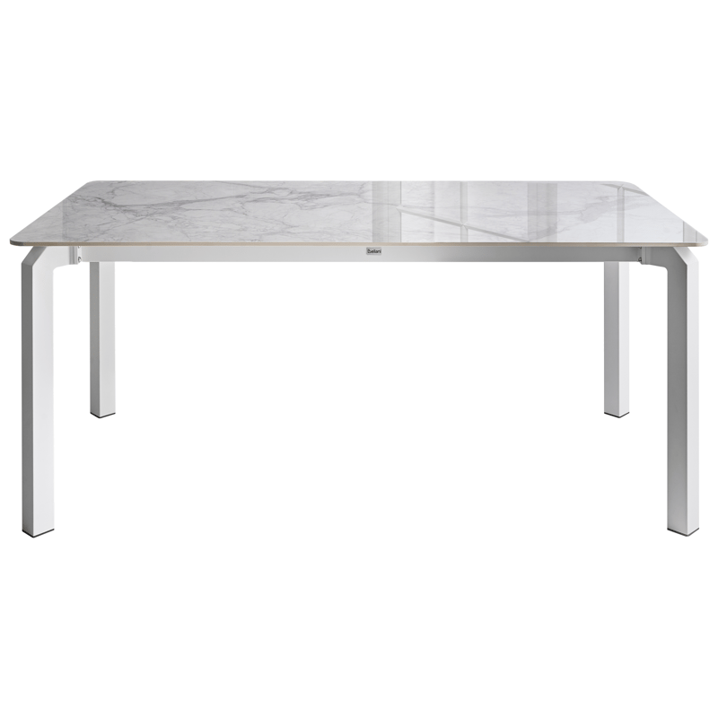 Spisebord utendørs Feletto 90x180 cm Stein Hvit - Hvit - Hagemøbler - Hagebord - Spisebord ute