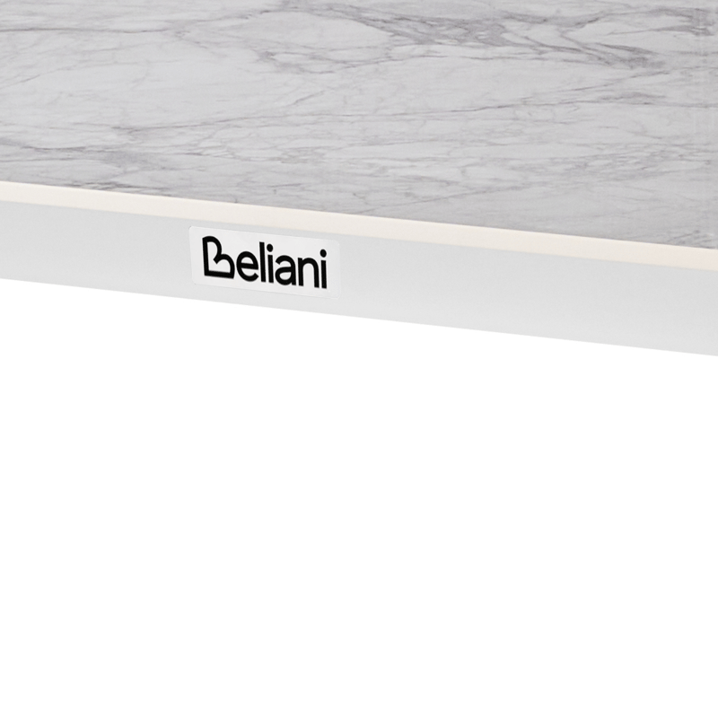 Spisebord utendørs Feletto 90x180 cm Stein Hvit - Hvit - Hagemøbler - Hagebord - Spisebord ute