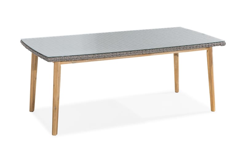 Gasell Spisebord 200x100 cm - Akasie/Natur - Spisebord ute