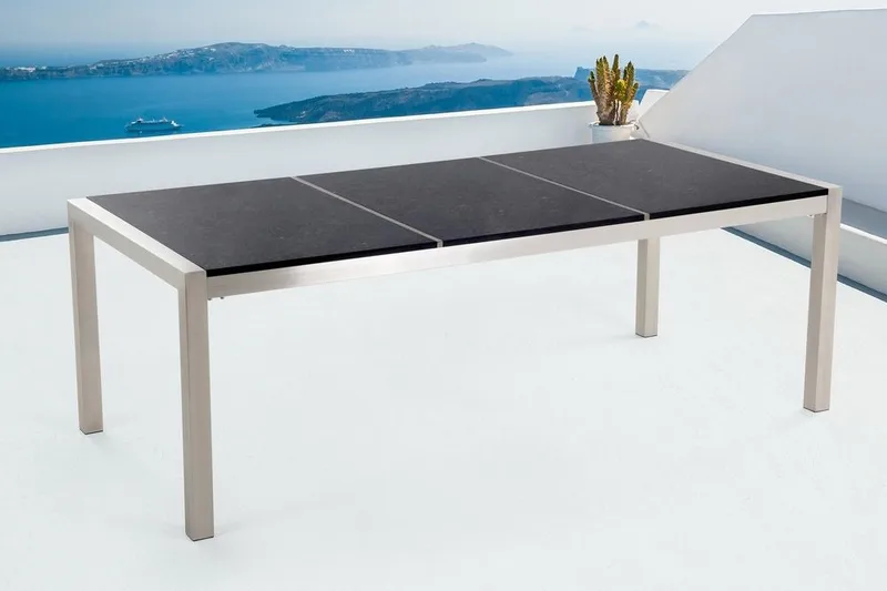 Grosseto Hagebord 220 cm - Svart - Hagemøbler - Hagebord - Spisebord ute
