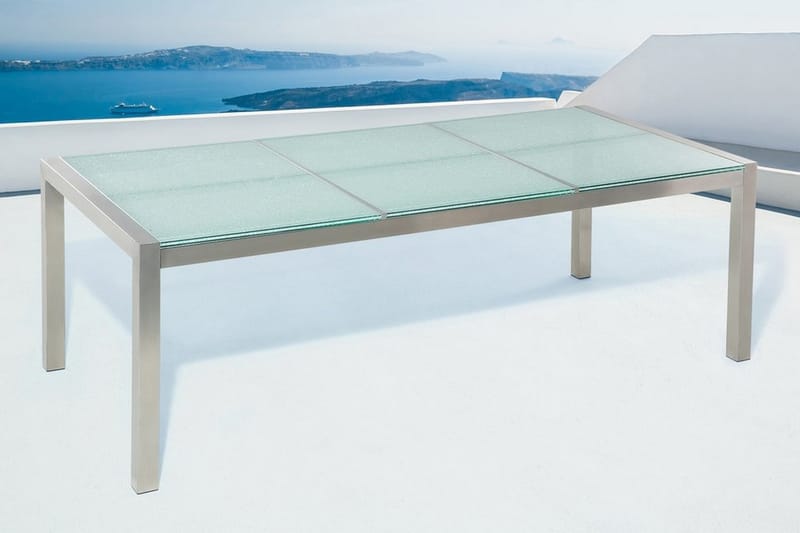 Grosseto Hagebord 220 cm - Transparent - Spisebord ute