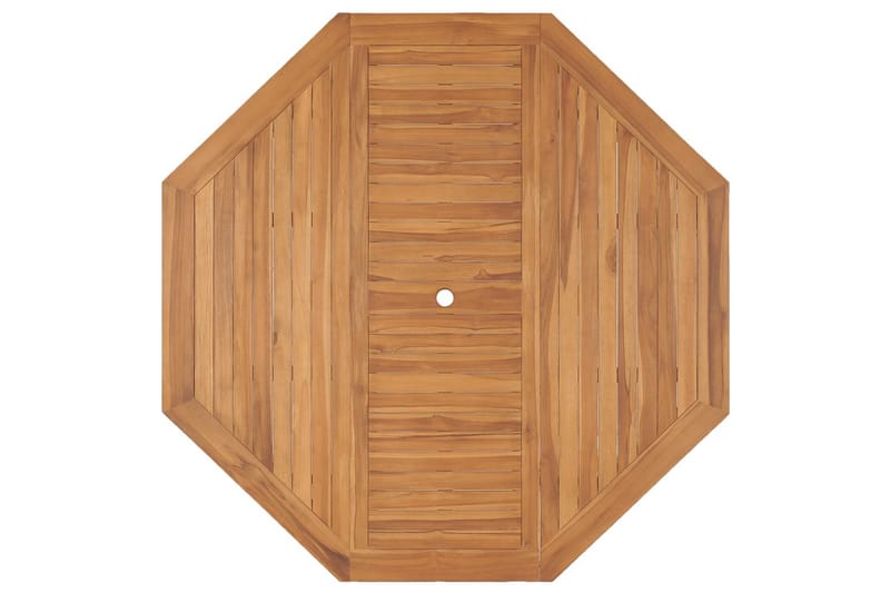 Hagebord 150x150x75 cm heltre teak - Brun - Hagemøbler - Hagebord - Spisebord ute